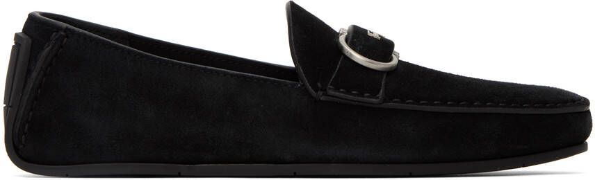 Salvatore Ferragamo Black Gancini Loafers - Picture 5