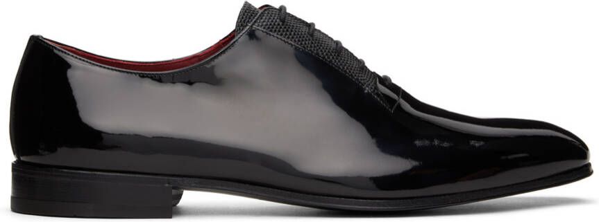 Salvatore Ferragamo Black Gianbattista Oxfords - Picture 5