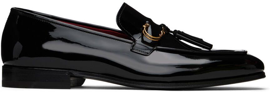 Ferragamo Black Giuseppe Leather Loafers - Picture 2