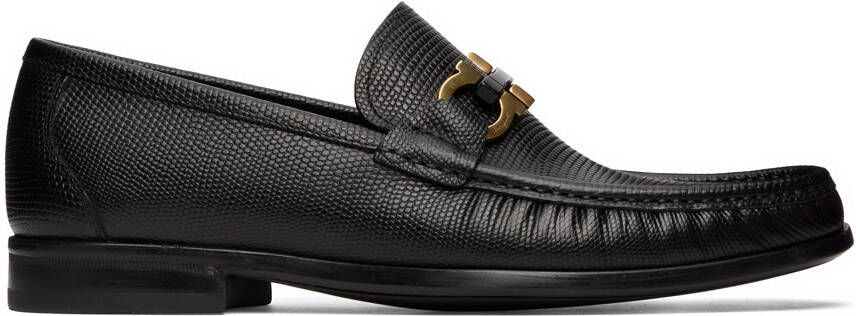 Salvatore Ferragamo Black Grandioso Loafers - Picture 5