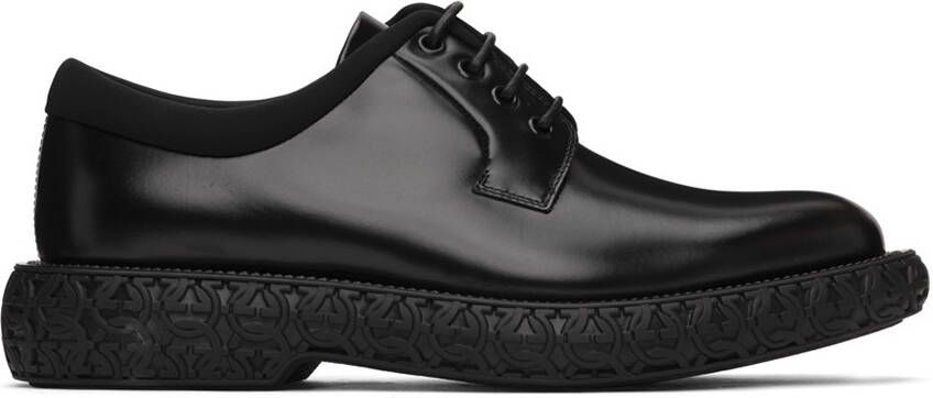 Salvatore Ferragamo Black Mark Derbys - Picture 5