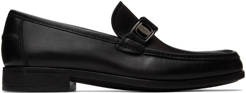 Salvatore Ferragamo Black Nilo Loafers - Picture 5