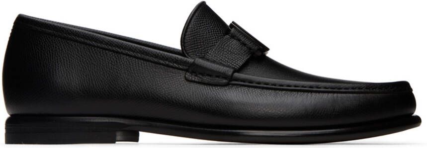 Salvatore Ferragamo Black Noel Loafers - Picture 5