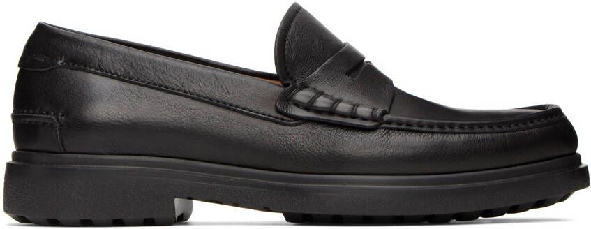 Salvatore Ferragamo Black Penny Loafers - Picture 4