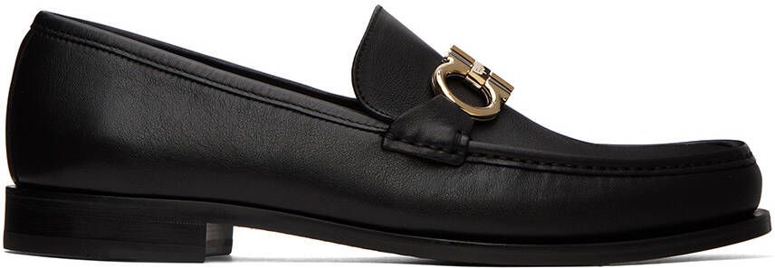 Ferragamo Black Rolo Loafers - Picture 5