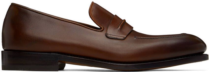 Ferragamo Brown Genk Loafers - Picture 5