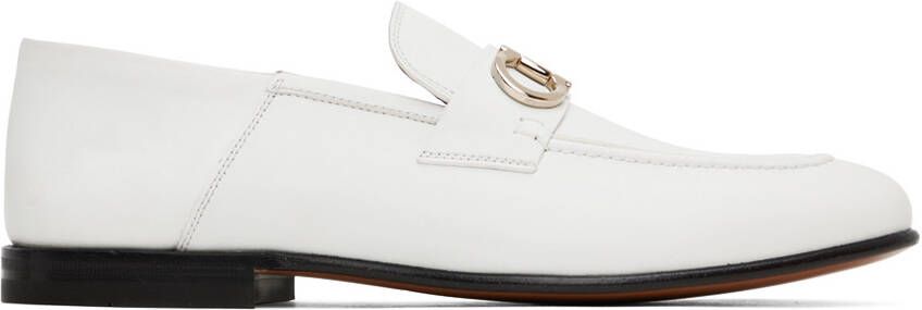 Ferragamo White Gin Loafers - Picture 5