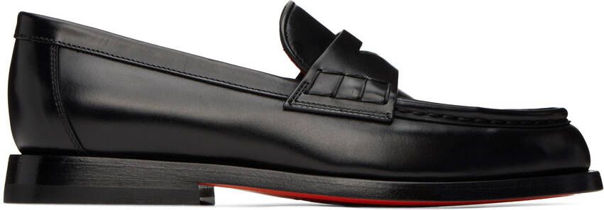 Santoni Black College Loafers - Picture 4