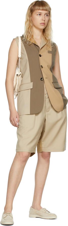 Santoni Beige Facade Loafers - Picture 4