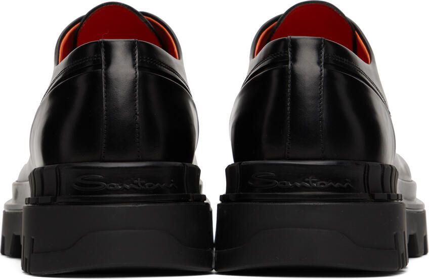 Santoni Black Fairfax Lugs