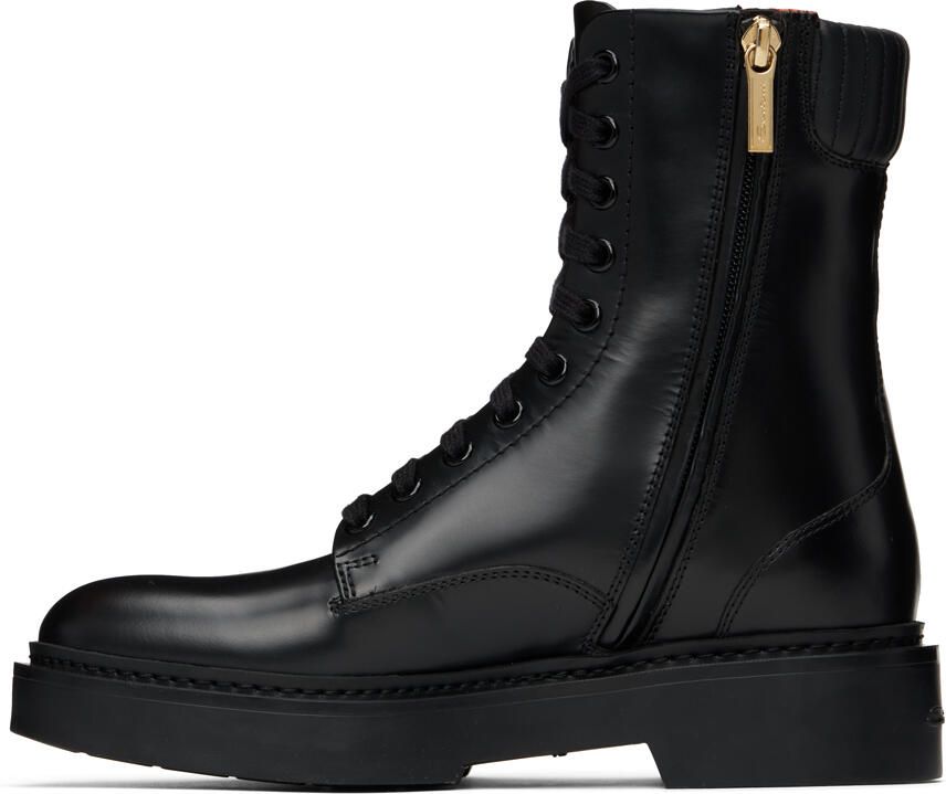 Santoni Black Fetlock Boots - Picture 3