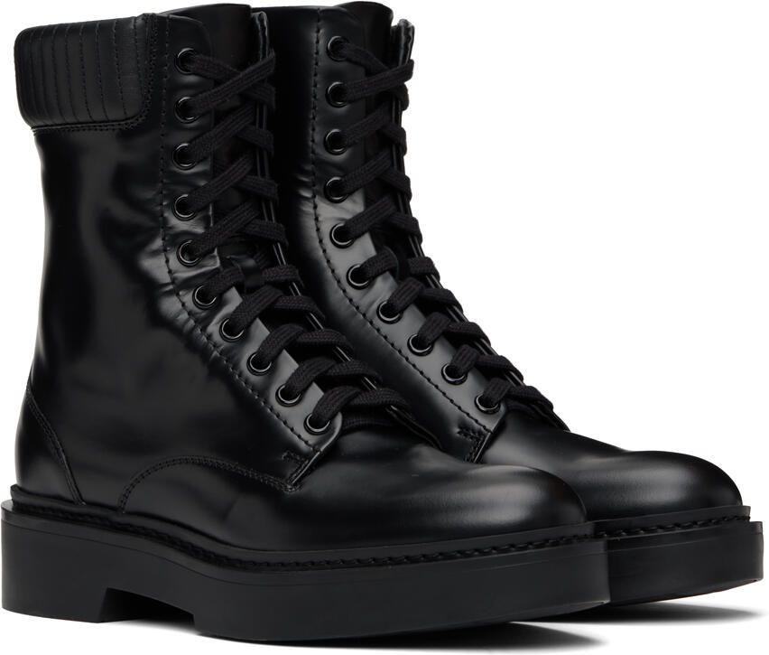 Santoni Black Fetlock Boots - Picture 2