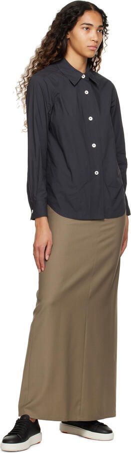 Santoni Black Tumbled Sneakers - Picture 4