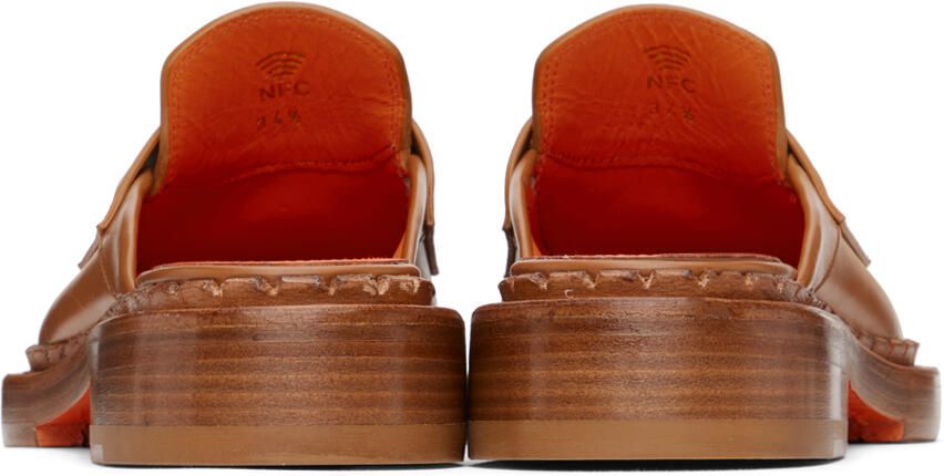 Santoni Brown Strap Loafers - Picture 2