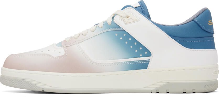 Santoni White Gradient Sneakers - Picture 3