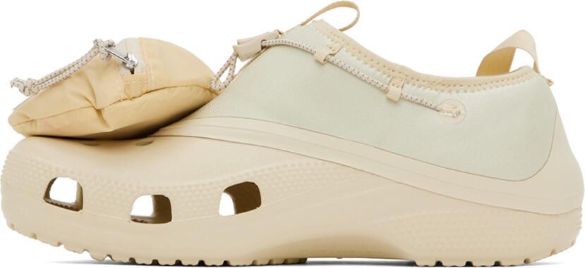Satisfy Beige Crocs Edition Classic Clogs - Picture 3