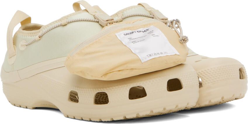 Satisfy Beige Crocs Edition Classic Clogs - Picture 2