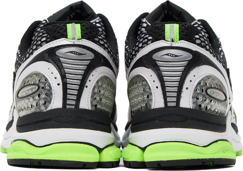 Saucony Black & Silver Progrid Triumph 4 Sneakers