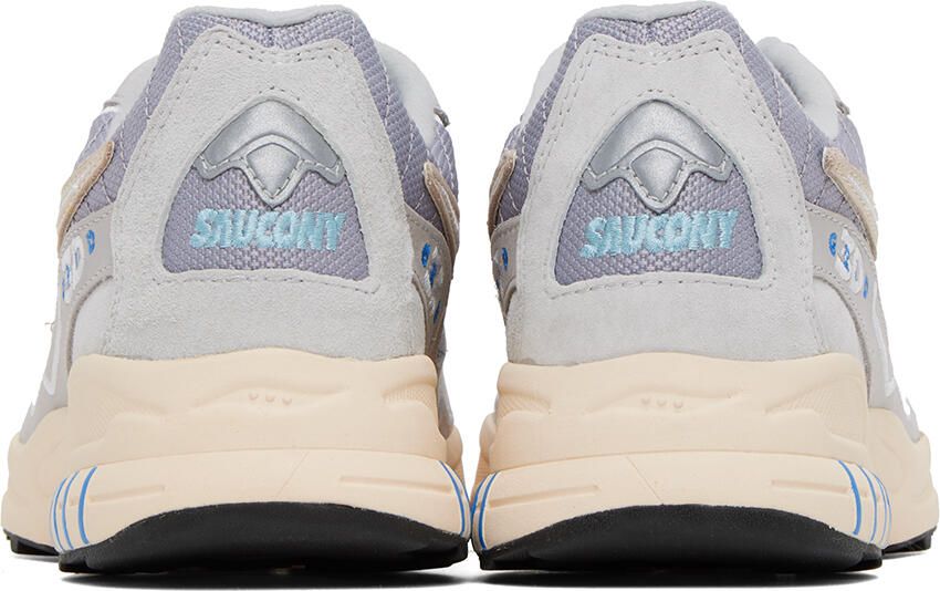 Saucony Gray 3D Grid Hurricane Premium Sneakers