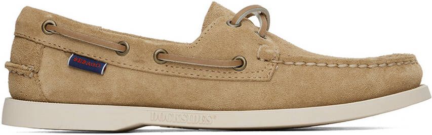 Sebago Beige Portland Flesh Out Boat Shoes - Picture 5