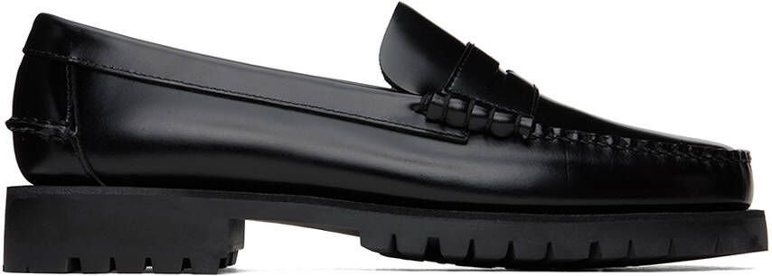Sebago Black Dan Lug Loafers - Picture 5