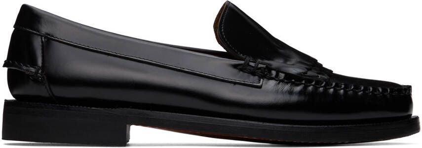 Sebago Black Dan Triple Fringe Loafers - Picture 5