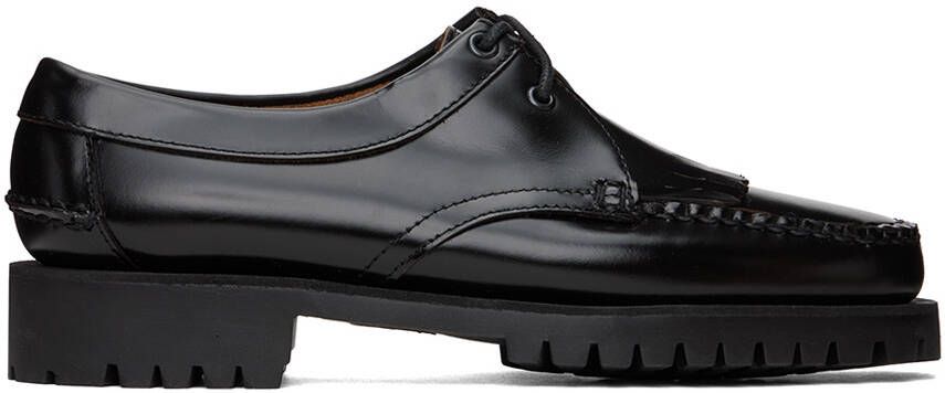 Sebago Black James Fringe Lug Oxfords - Picture 5