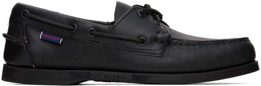 Sebago Black Docksides Oxfords - Picture 5