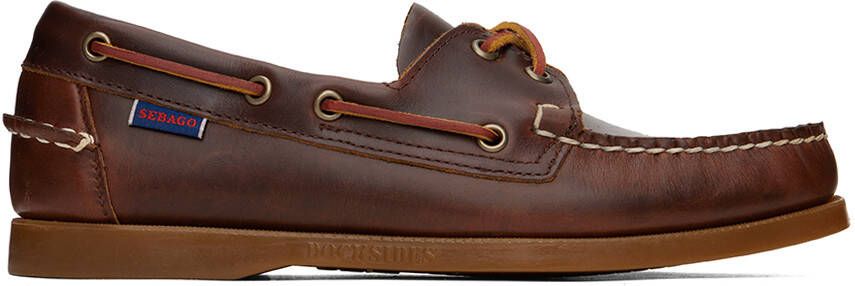 Sebago Brown Portland Boat Shoes - Picture 5