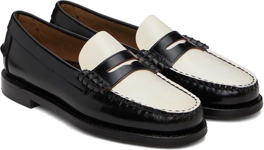 Sebago Black & White Classic Dan Loafers