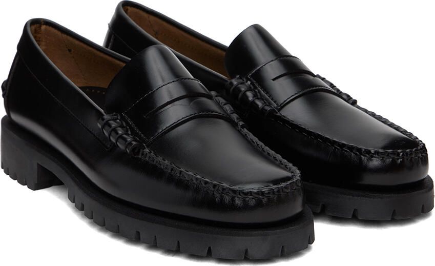 Sebago Black Dan Lug Loafers