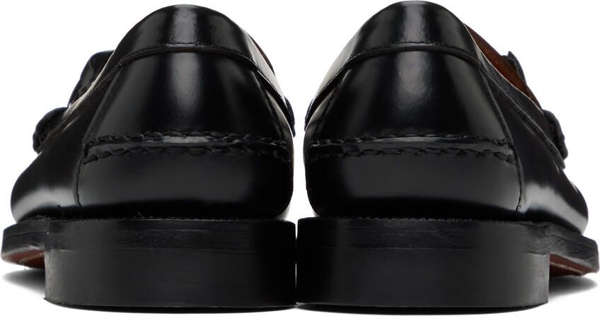 Sebago Black Dan Triple Fringe Loafers