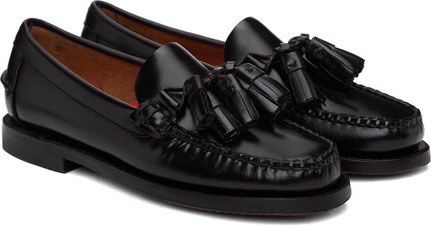 Sebago Black Will Triple Tassel Loafers - Picture 2