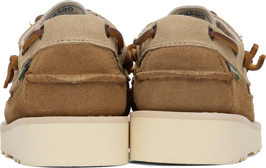 Sebago Brown & Beige Cayuga Loafers