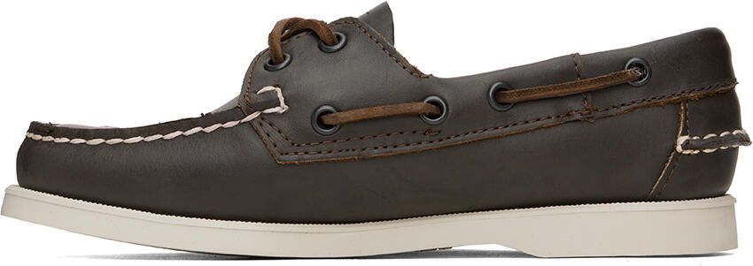 Sebago Brown Portland Boat Shoes - Picture 5