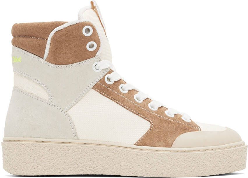 See by Chloé Beige & Tan Hella Sneakers - Picture 5