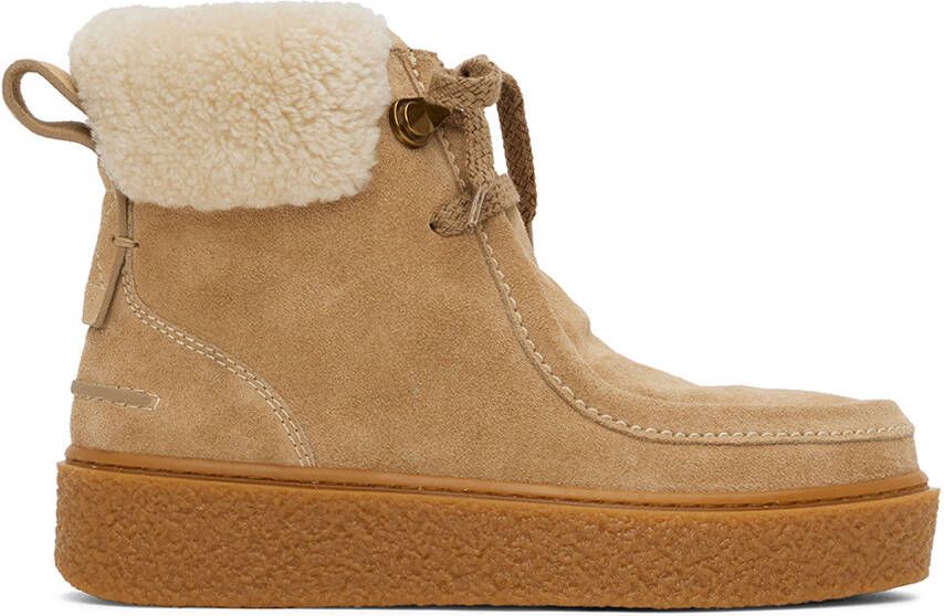 See by Chloé Beige Jillie Boots - Picture 5