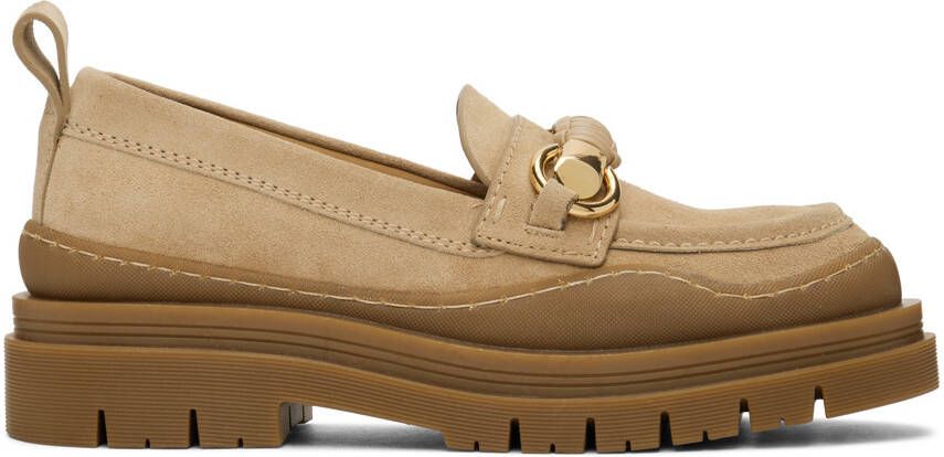 See by Chloé Beige Lylia Loafers - Picture 5