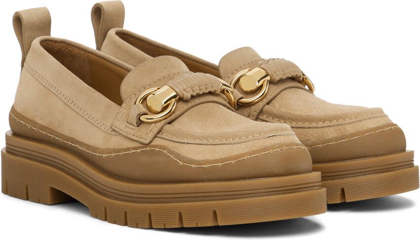 See by Chloé Beige Lylia Loafers - Picture 2