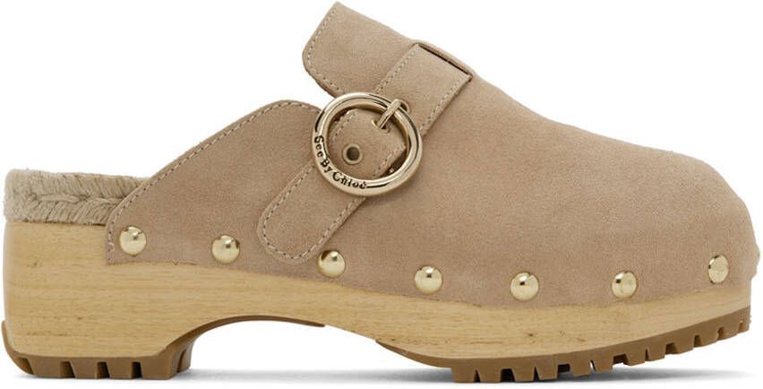 See by Chloé Beige Viviane Clogs - Picture 5