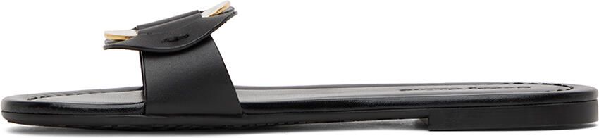 See by Chloé Black Chany Flat Sandals - Picture 4