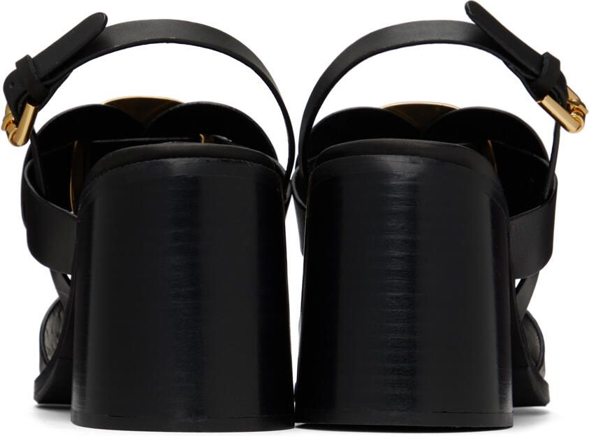 See by Chloé Black Chany Heeled Sandals