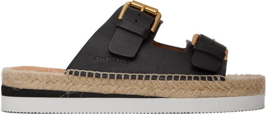 See by Chloé Black Glyn Sandals