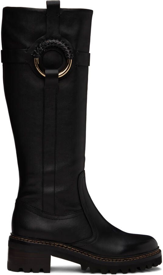 See by Chloé Black Hana Boots - Picture 4