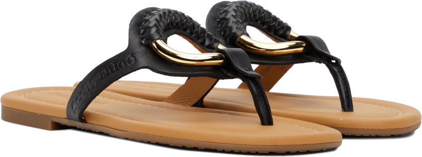 See by Chloé Black Hana Sandals - Picture 2