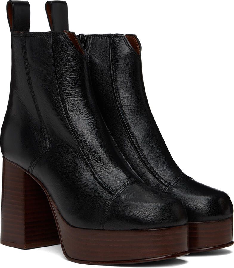 See by Chloé Black Hazel Boots