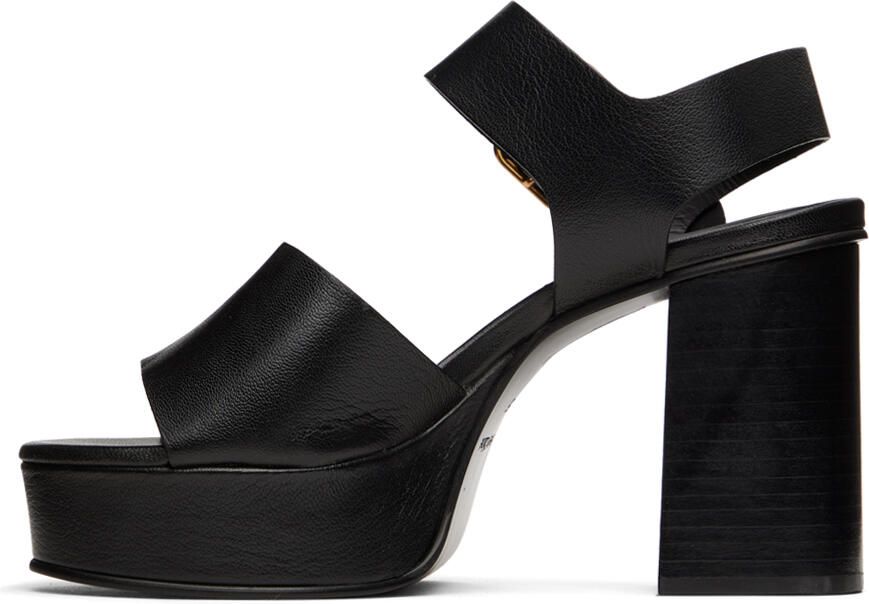 See by Chloé Black Lexy Heeled Sandals - Picture 2