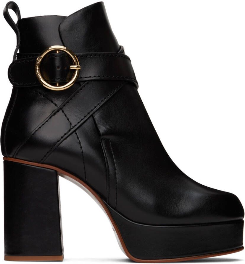See by Chloé Black Lyna Boots - Picture 3