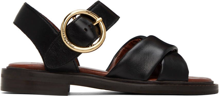 See by Chloé Black Lyna Sandals - Picture 5