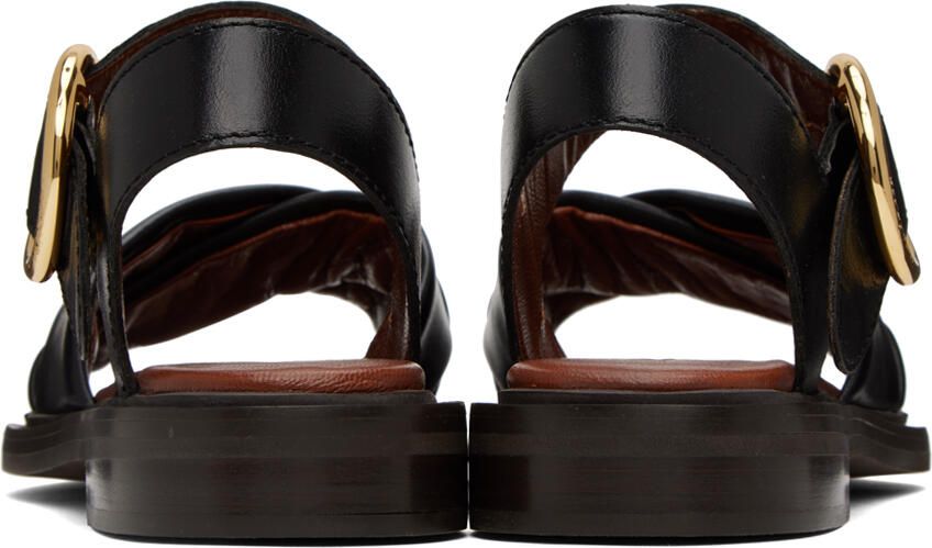 See by Chloé Black Lyna Sandals